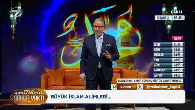 Prof. Dr. Mustafa Karataş ile Sahur Vakti - 13 Mart 2026