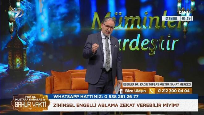 Prof. Dr. Mustafa Karataş ile Sahur Vakti - 15 Mart 2026